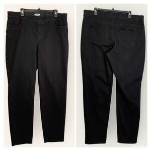 Croft & Barrow  Women’s Plus Black Pull On Pants  16W